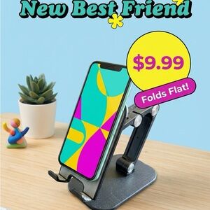 Adjustable Black Tablet Stand